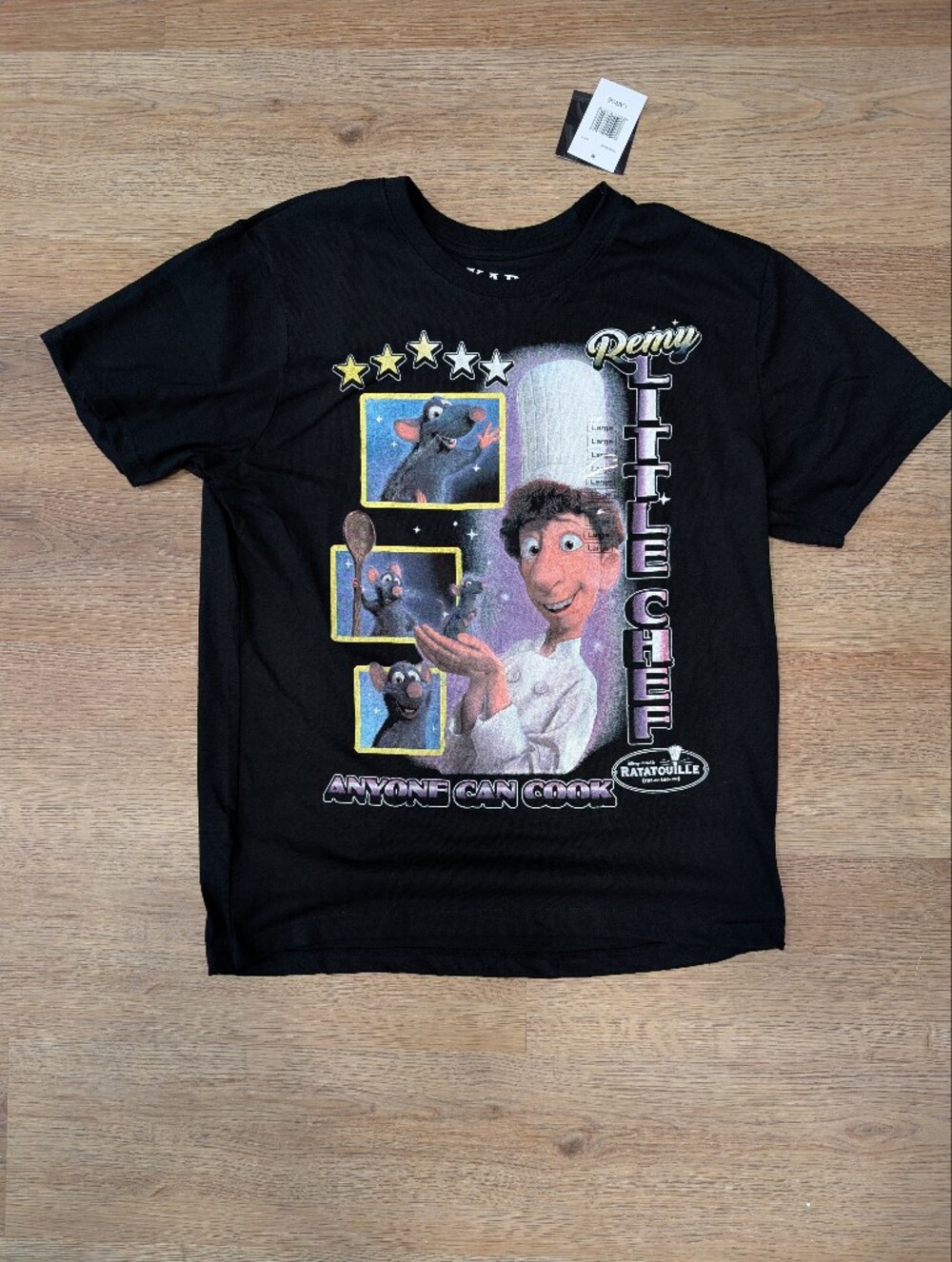 NWT Disney Pixar Ratatouille Remy Tee Shirt Size Large